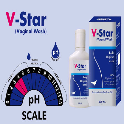 V-Star Vaginal Wash For Women 100 ml